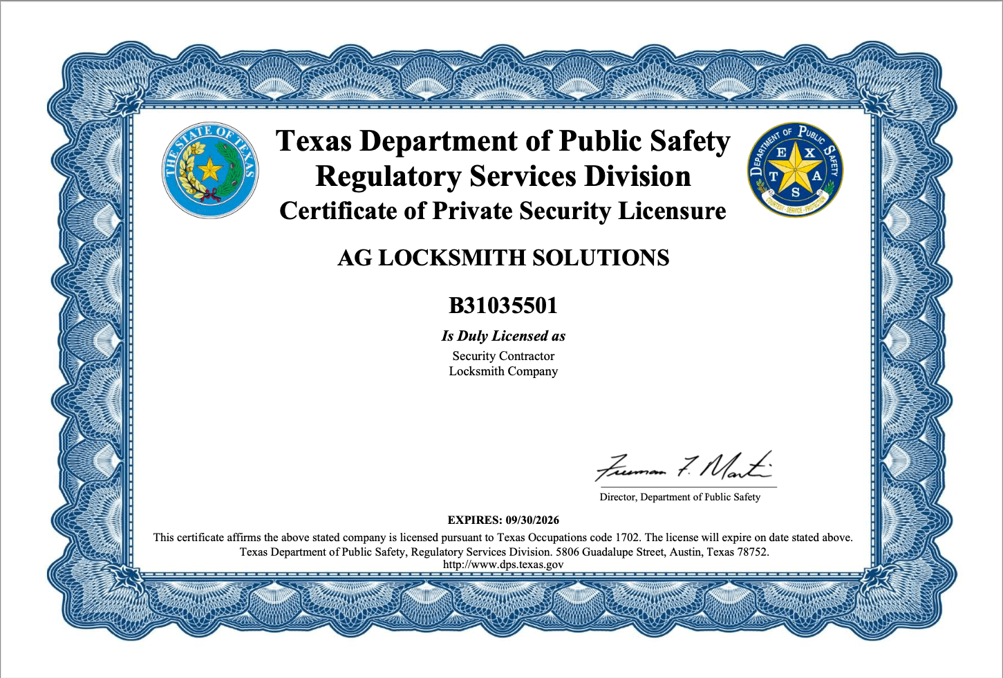 AG Locksmith Solutions